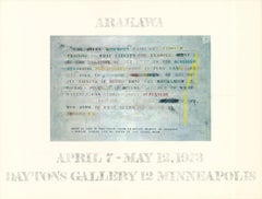 Jasper Johns 'Arakawa (Lg)' 1973