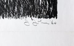 Jasper Johns at Ileana Sonnabend (rare early mid century modern European poster)