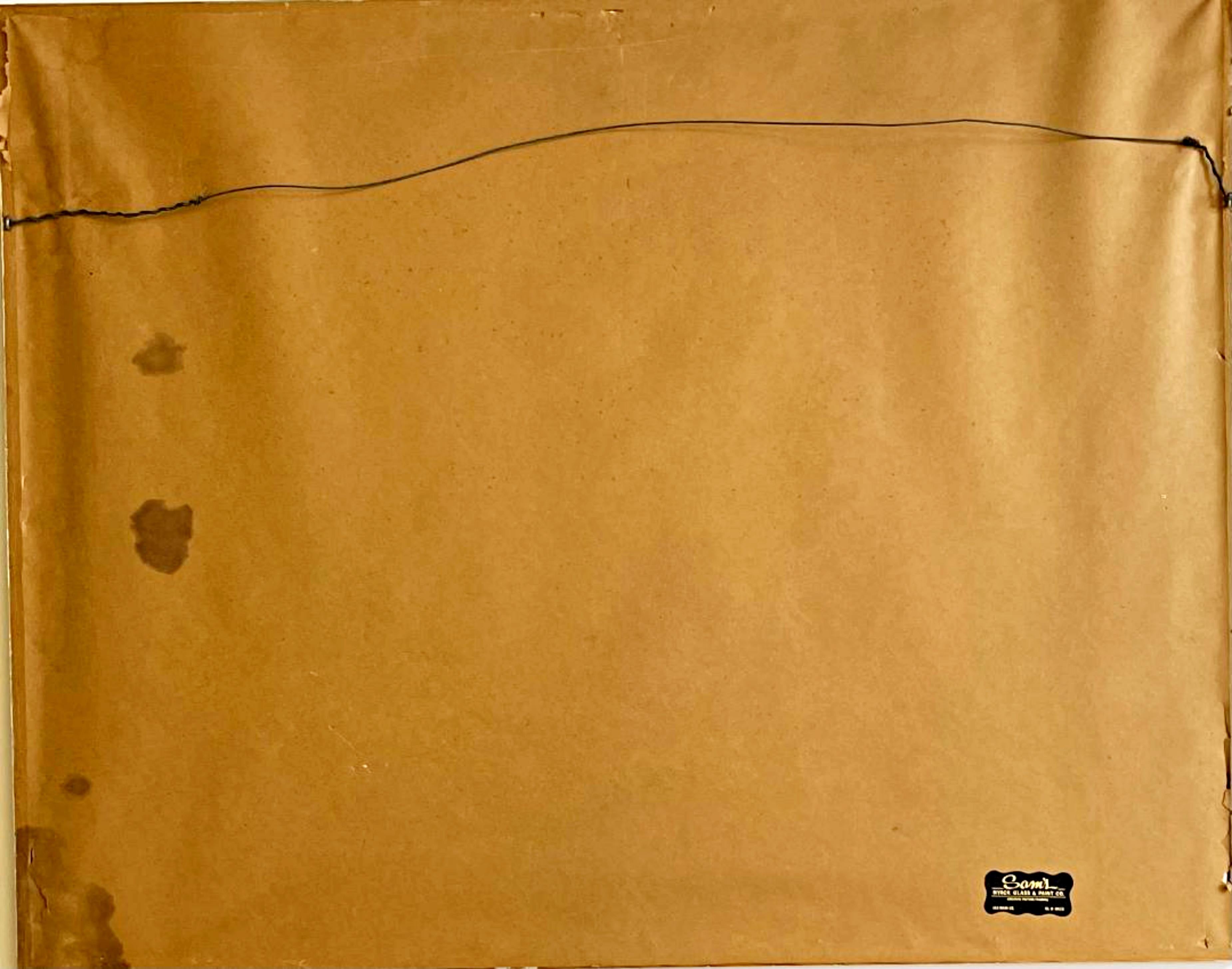 Jasper Johns at Leo Castelli offset lithograph poster (Hand signed & inscribed) For Sale 2