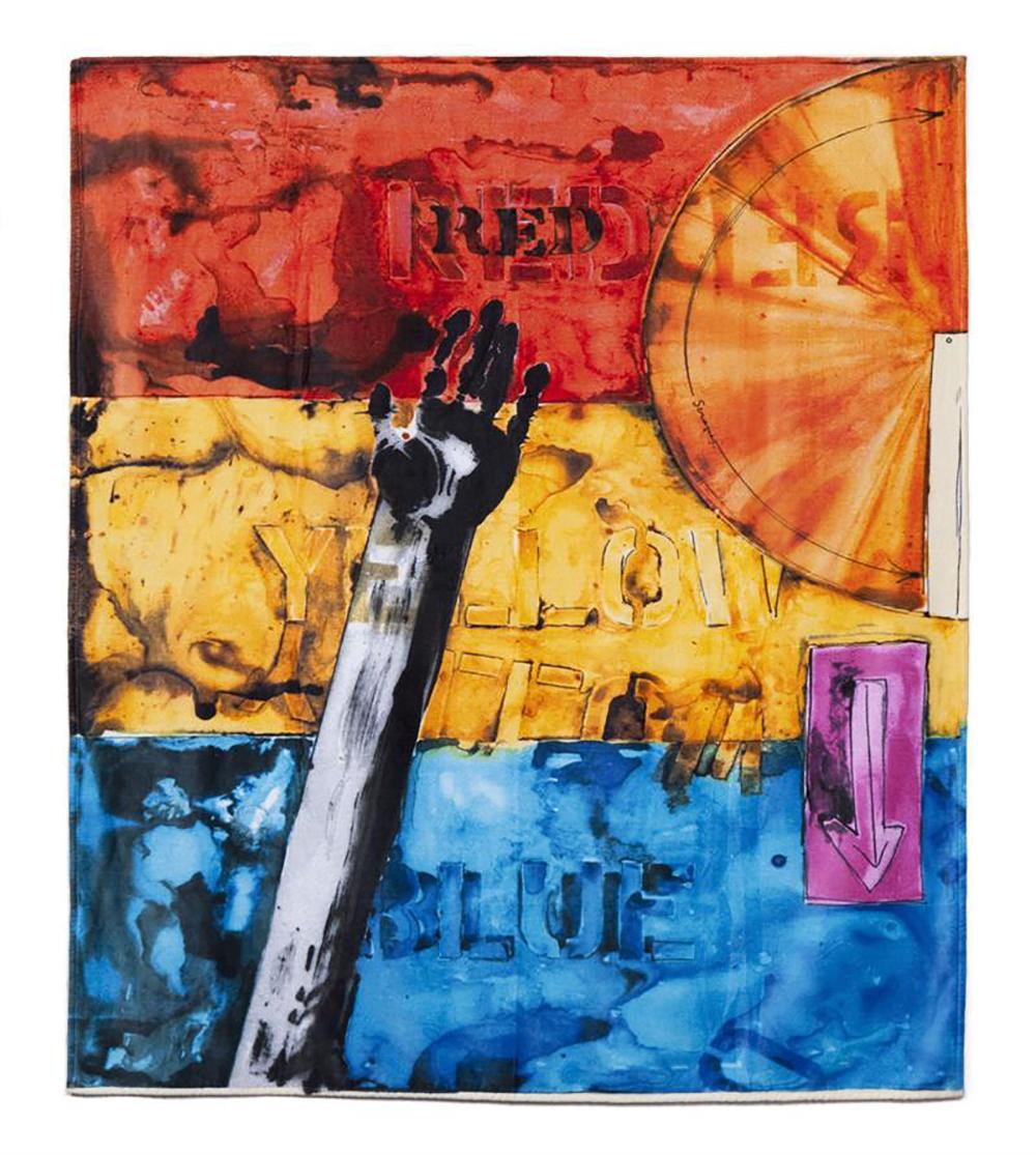 Jasper Johns beach towel published by Art Production Fund - (out of print), 2011 For Sale 2