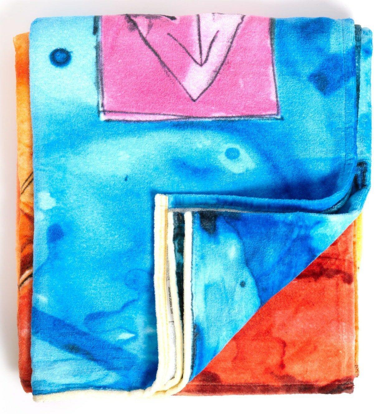 Jasper Johns beach towel published by Art Production Fund - (out of print), 2011 For Sale 3