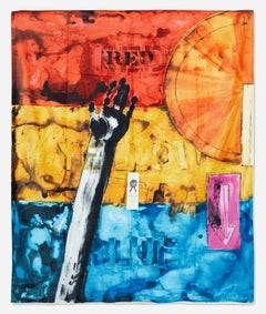 Jasper Johns beach towel published by Art Production Fund - Sold Out, 2011