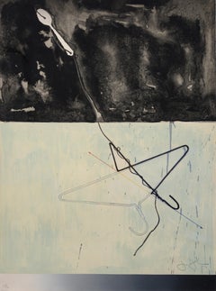 Jasper Johns PERCHA Y CUCHARA Litografía