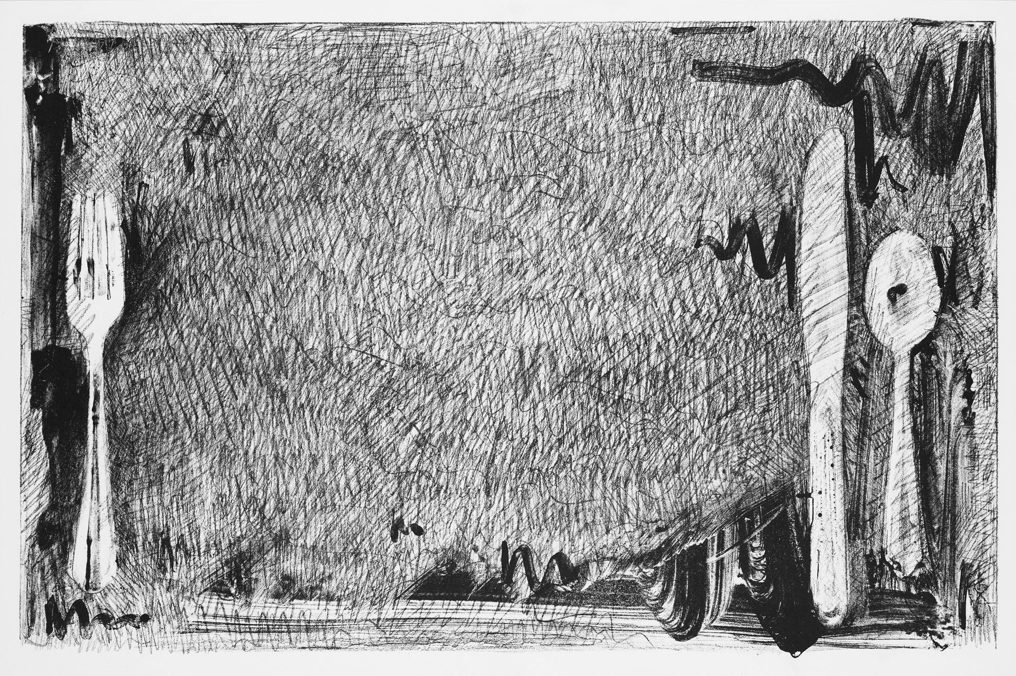 Jasper Johns, Composition, In Memory of My Feelings (après)