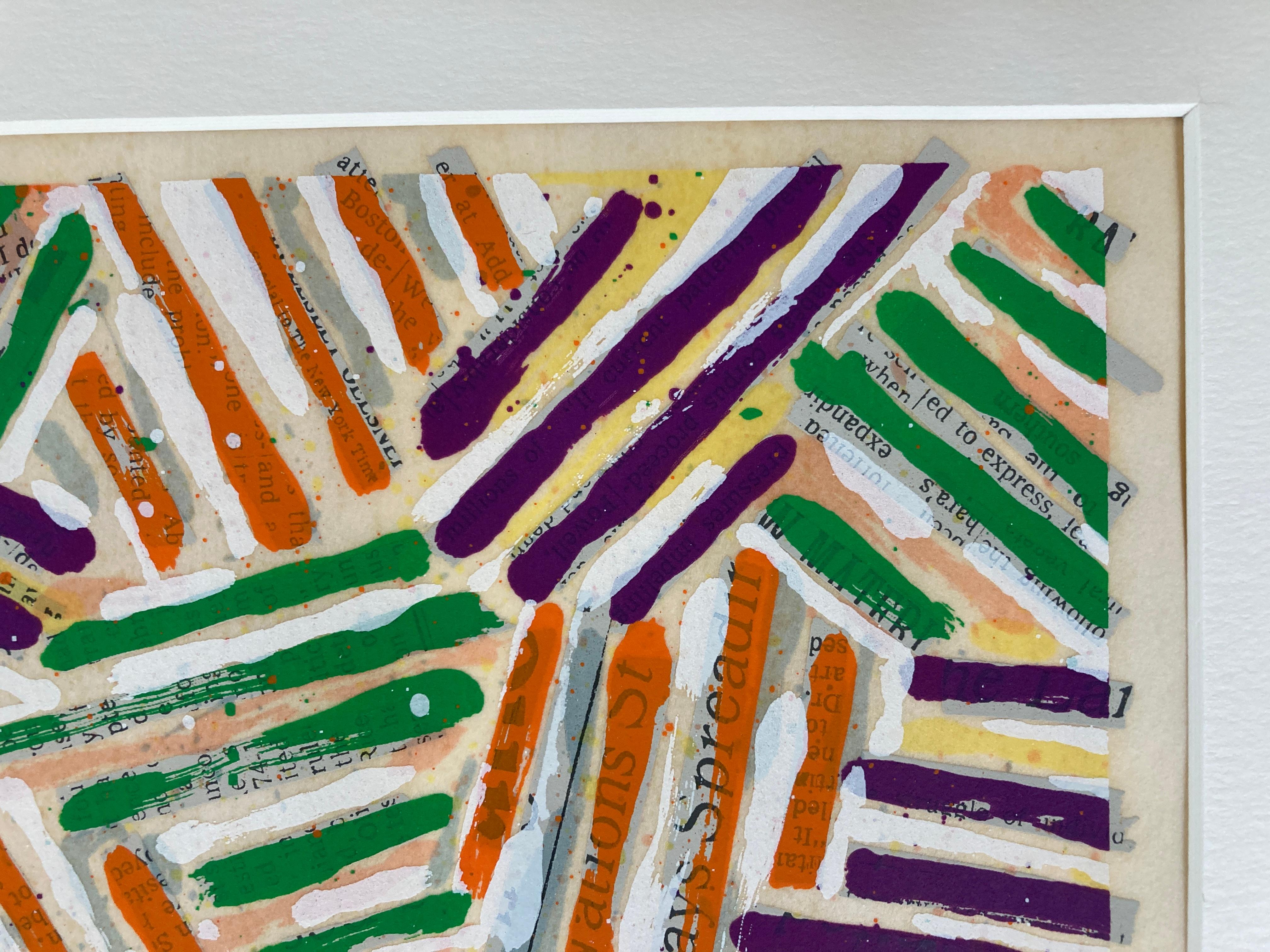 Jasper Johns « Cross Hatch », 1977, impression abstraite 3