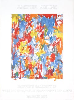 Jasper Johns 'Dayton Gallery 12 False Start 1' 1972 Vintage Pop Art