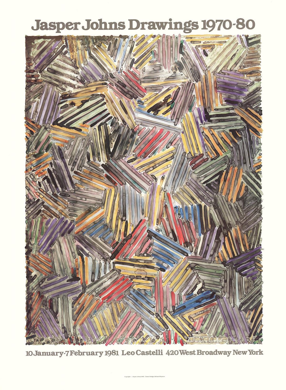 Jasper Johns 'Drawings 1970-80' 1981