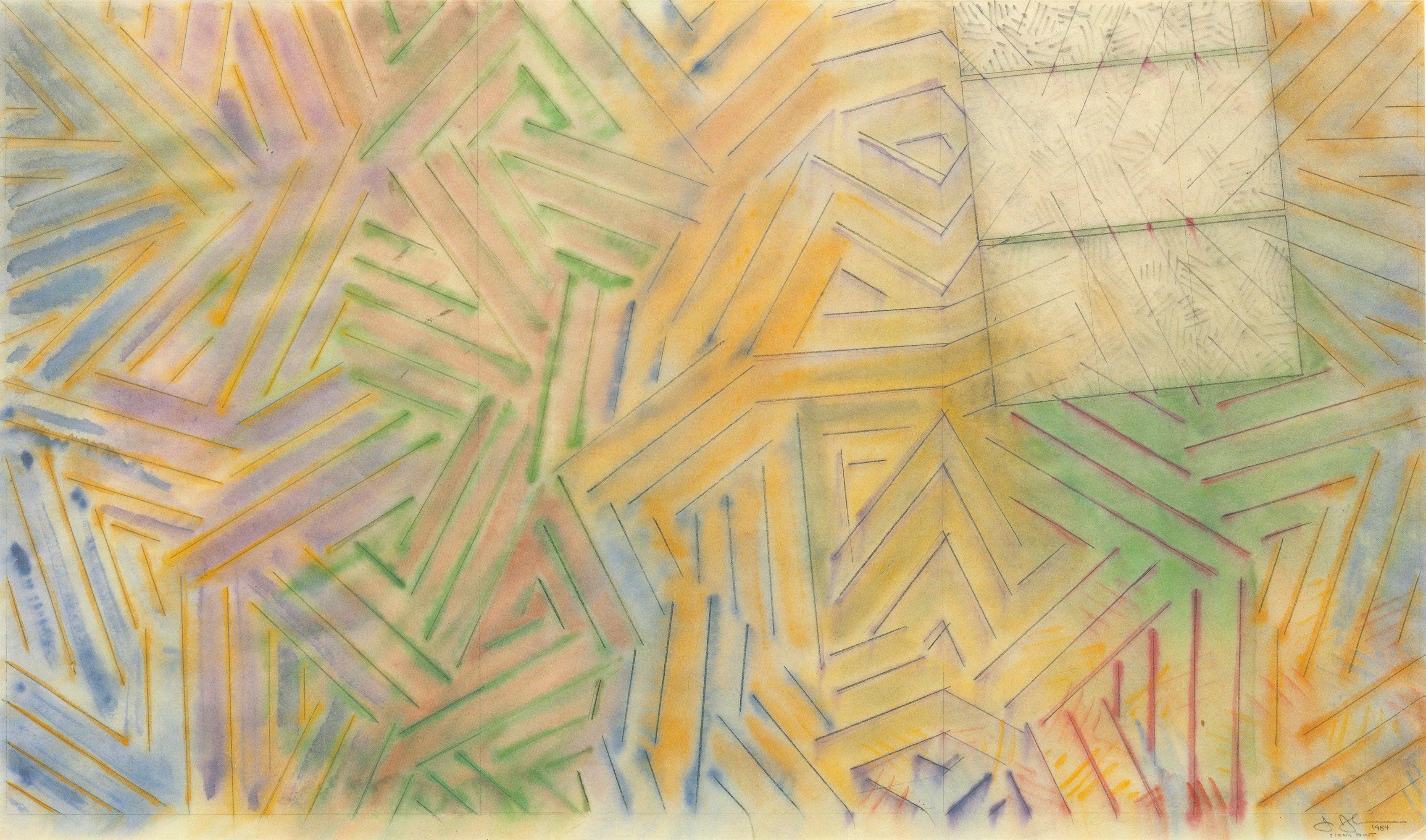 Jasper Johns 'Drawings National Gallery of Art' 1990- Signed Pop Art Vintage For Sale 2