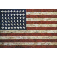 Jasper Johns 'Flag' 1989- Poster