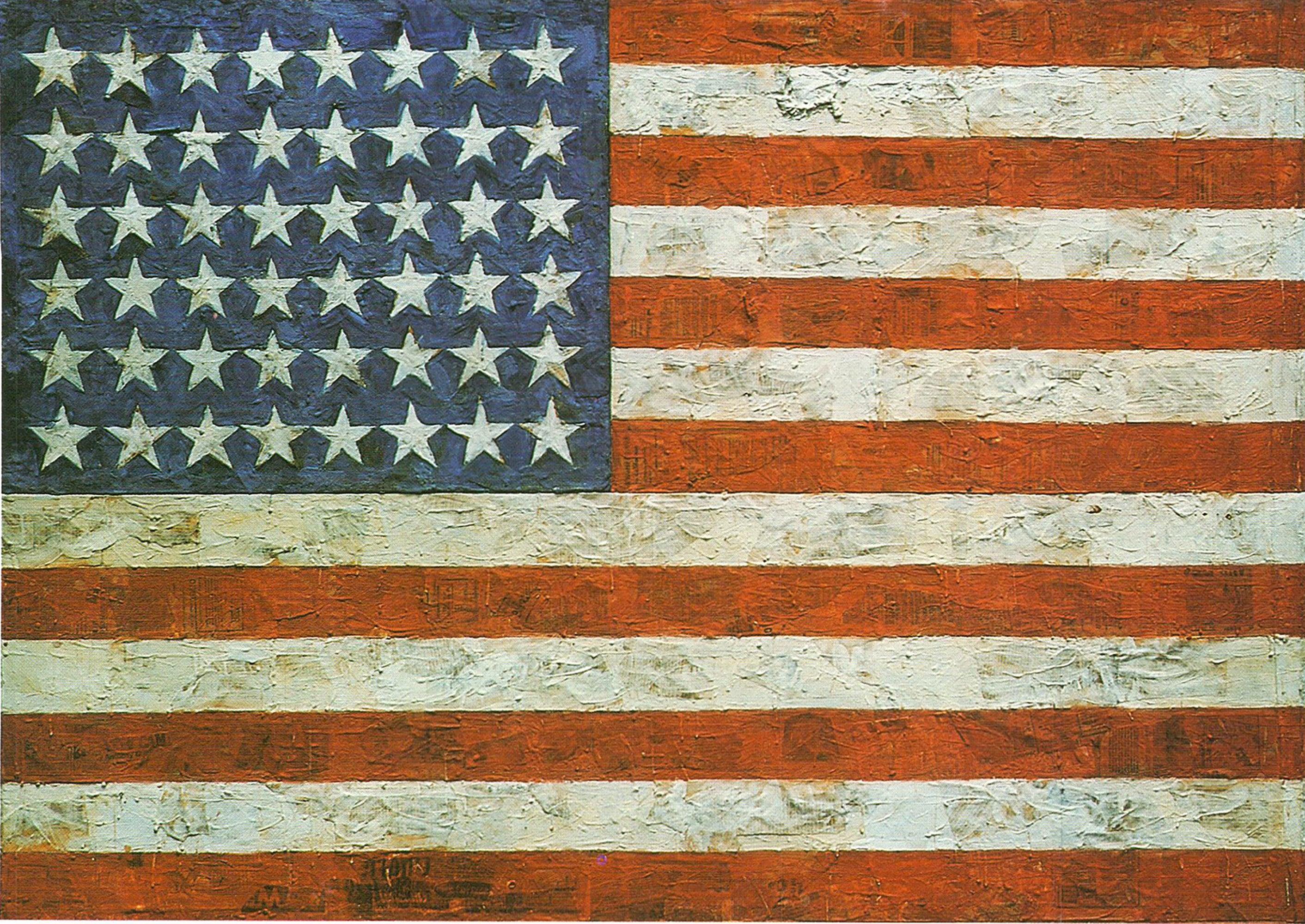 Jasper Johns 'Bandera' 1992 Vintage Pop Art en venta 1