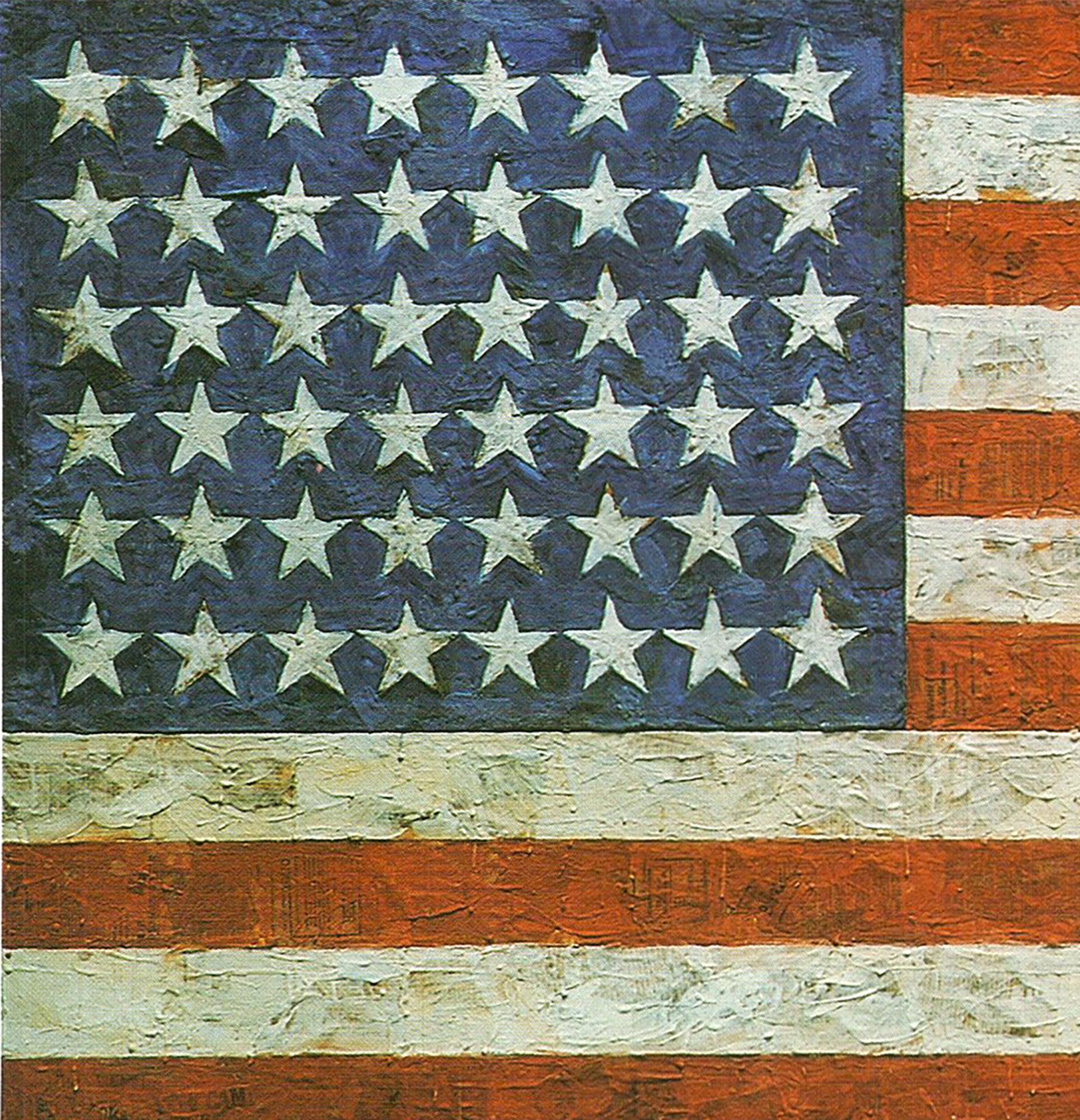 Jasper Johns 'Bandera' 1992 Vintage Pop Art en venta 2