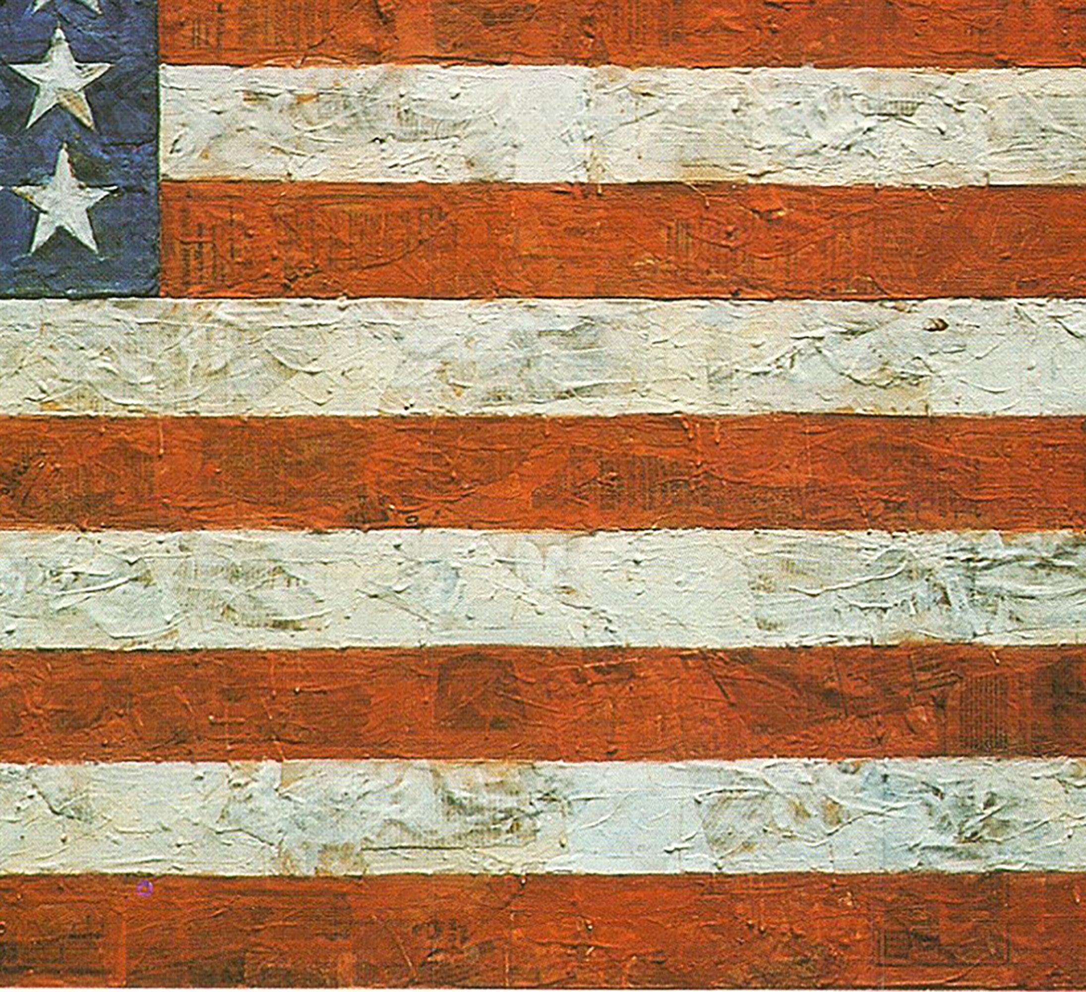 Jasper Johns 'Flag' 1992 Vintage Pop Art For Sale 3