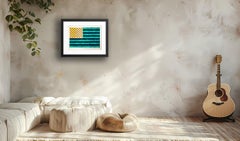 Jasper Johns Flagge (Moratorium) 1969 Nummerierte und signierte Farblithographie