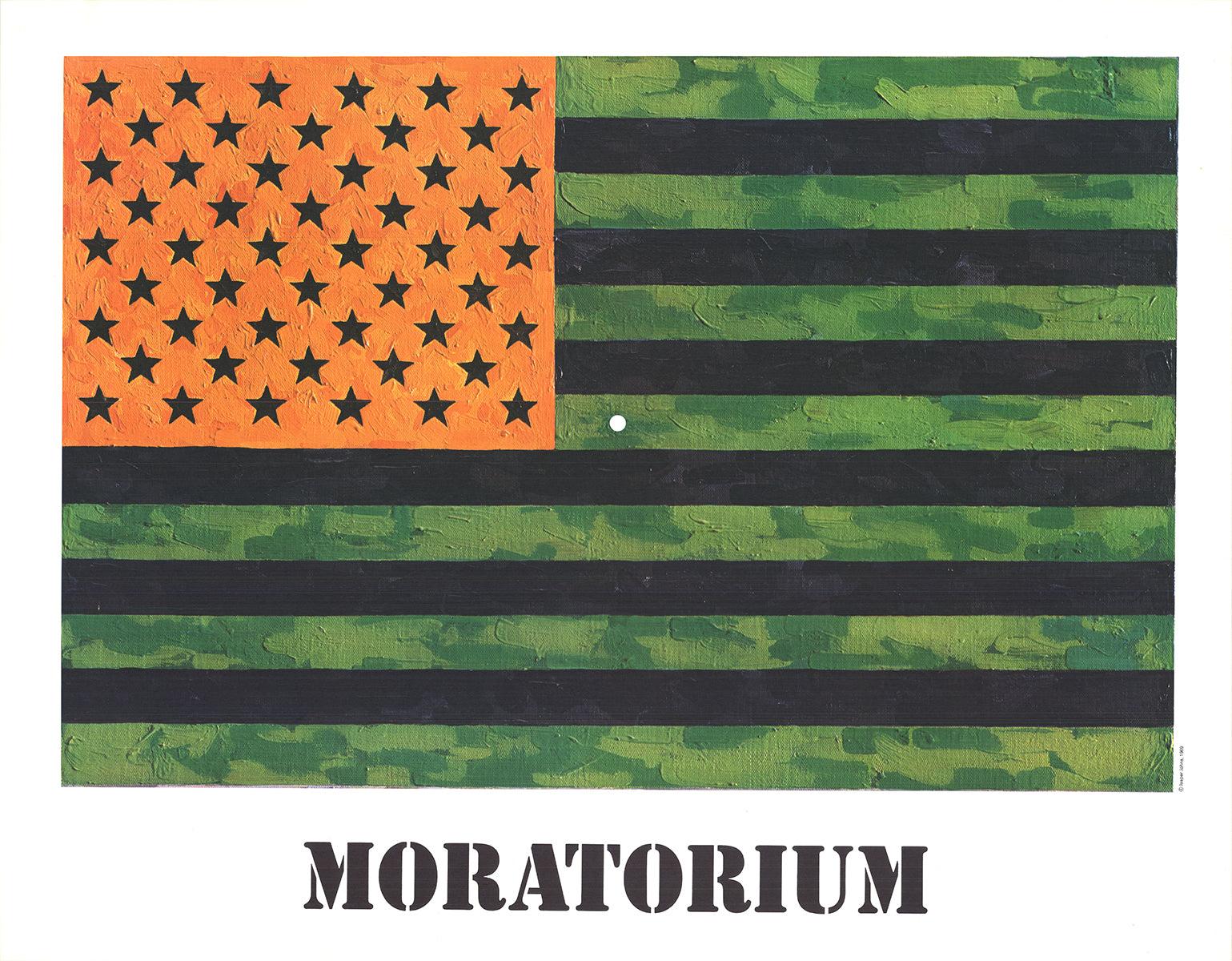 JASPER JOHNS Moratorium, 1969 - Print by Jasper Johns