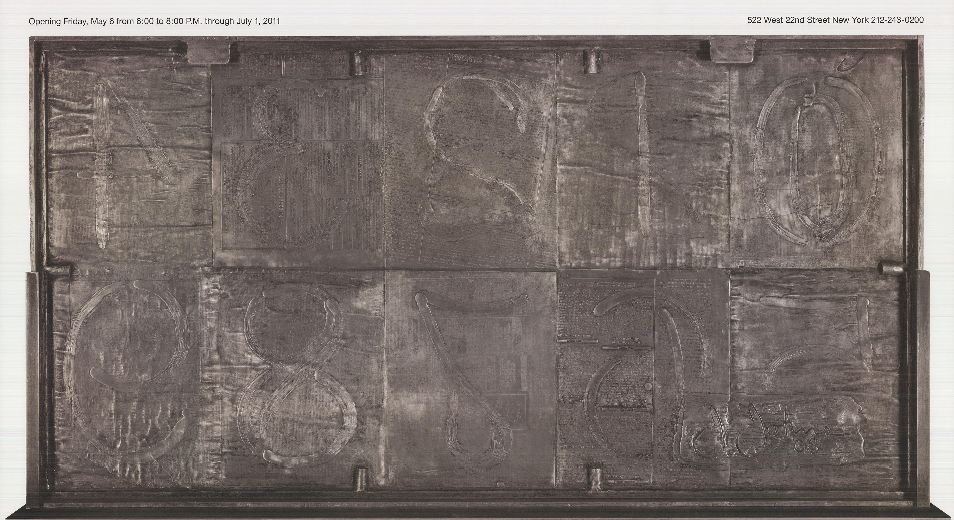 Jasper Johns 'New Sculpture'- Poster For Sale 1