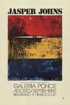 Jasper Johns 
Painting with Two Balls
