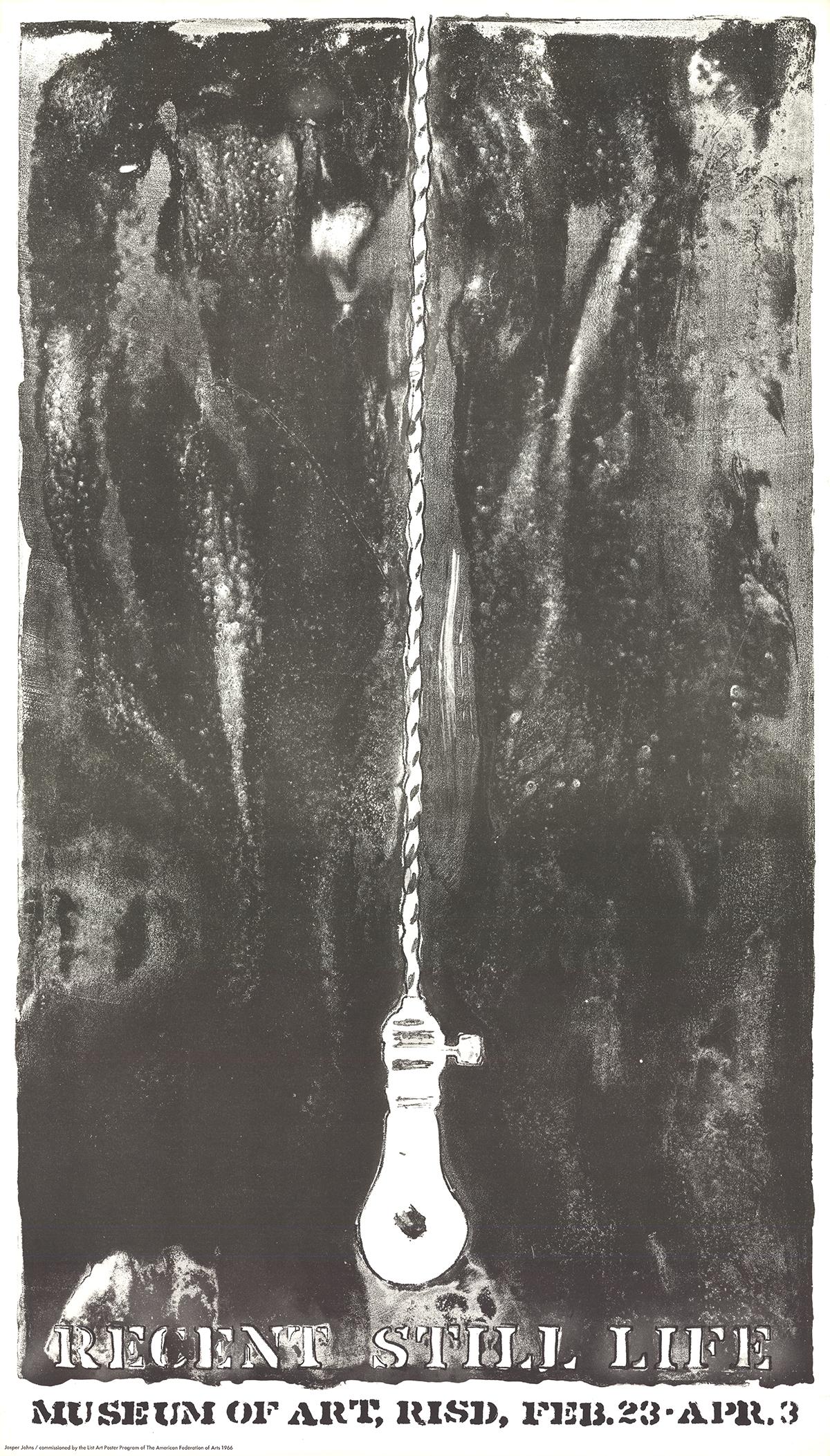 JASPER JOHNS-Recent Still Life.
Lithograph, 1965-66.  Printed by ULAE, West Islip,  A superb impression. Field 50. 

Johns' imagery derives from, as he put it, ""things the mind already knows,"" leading to the use of wholly familiar icons in his