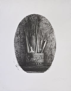 Jasper Johns, Savarin 4, Oval, 1978