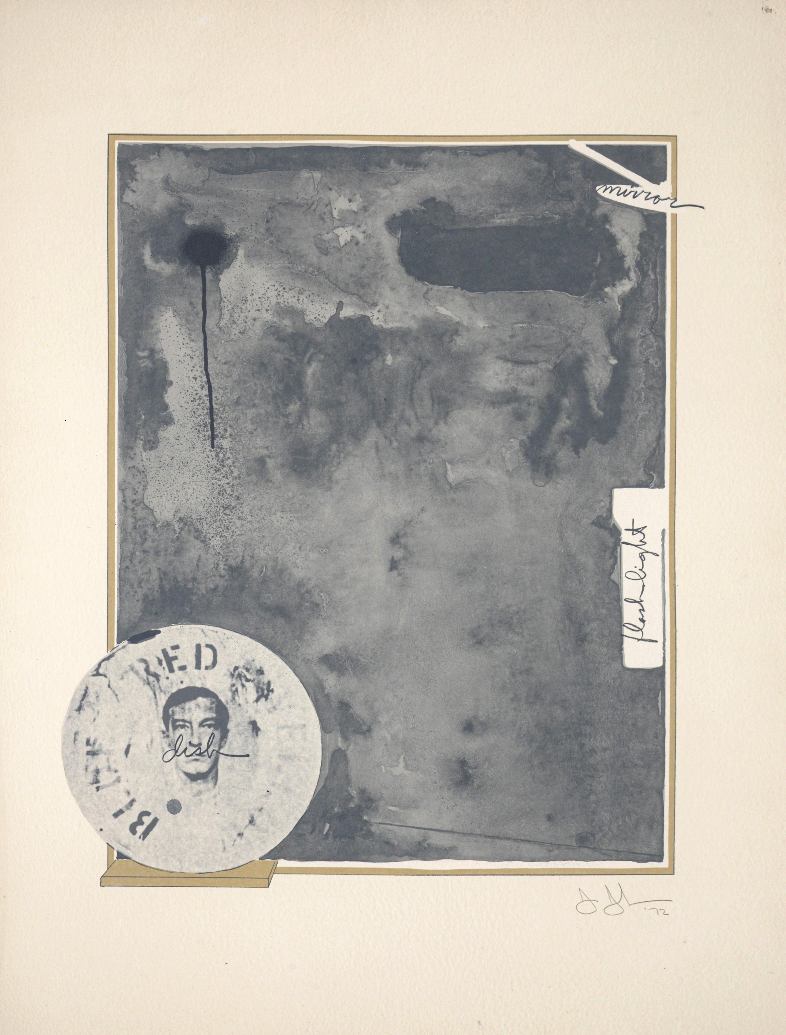 Artista/Diseñador; Fabricante: Jasper Johns (estadounidense, n. 1930)
Marca(s); notas: firmado, etiqueta; ed. 42/63; 1972
Materiales: Papel Angoumois a la Main
Dimensiones (Alt., Anch., Prof.): 38,25" alto, 28,75" ancho; 40,25" alto, 30,75" ancho