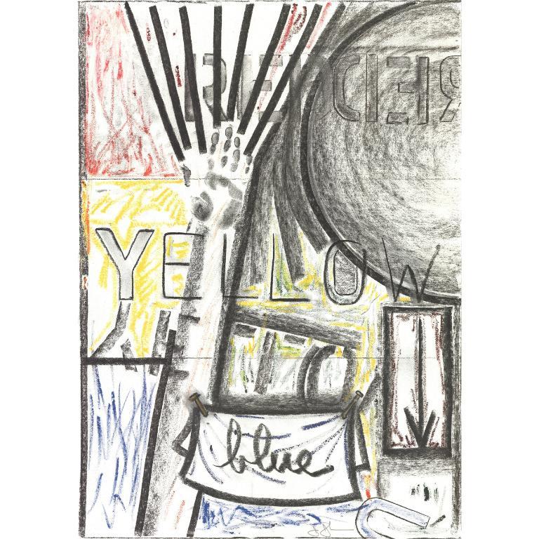 Jasper Johns 'Spoleto Festival 1985' 1985- Offset Lithograph- Signed 2