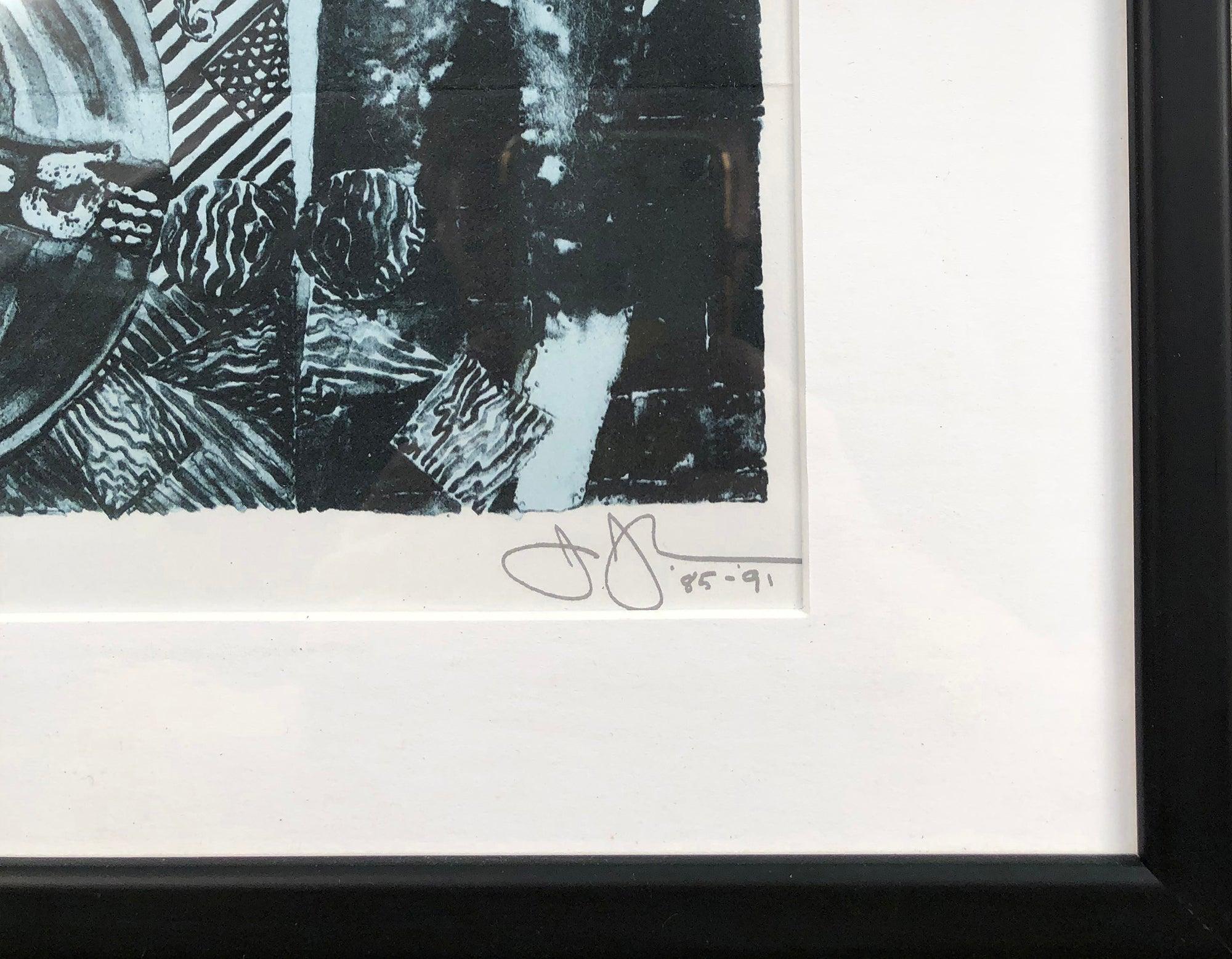 Jasper Johns 'Estate (Blu)' in vendita 1