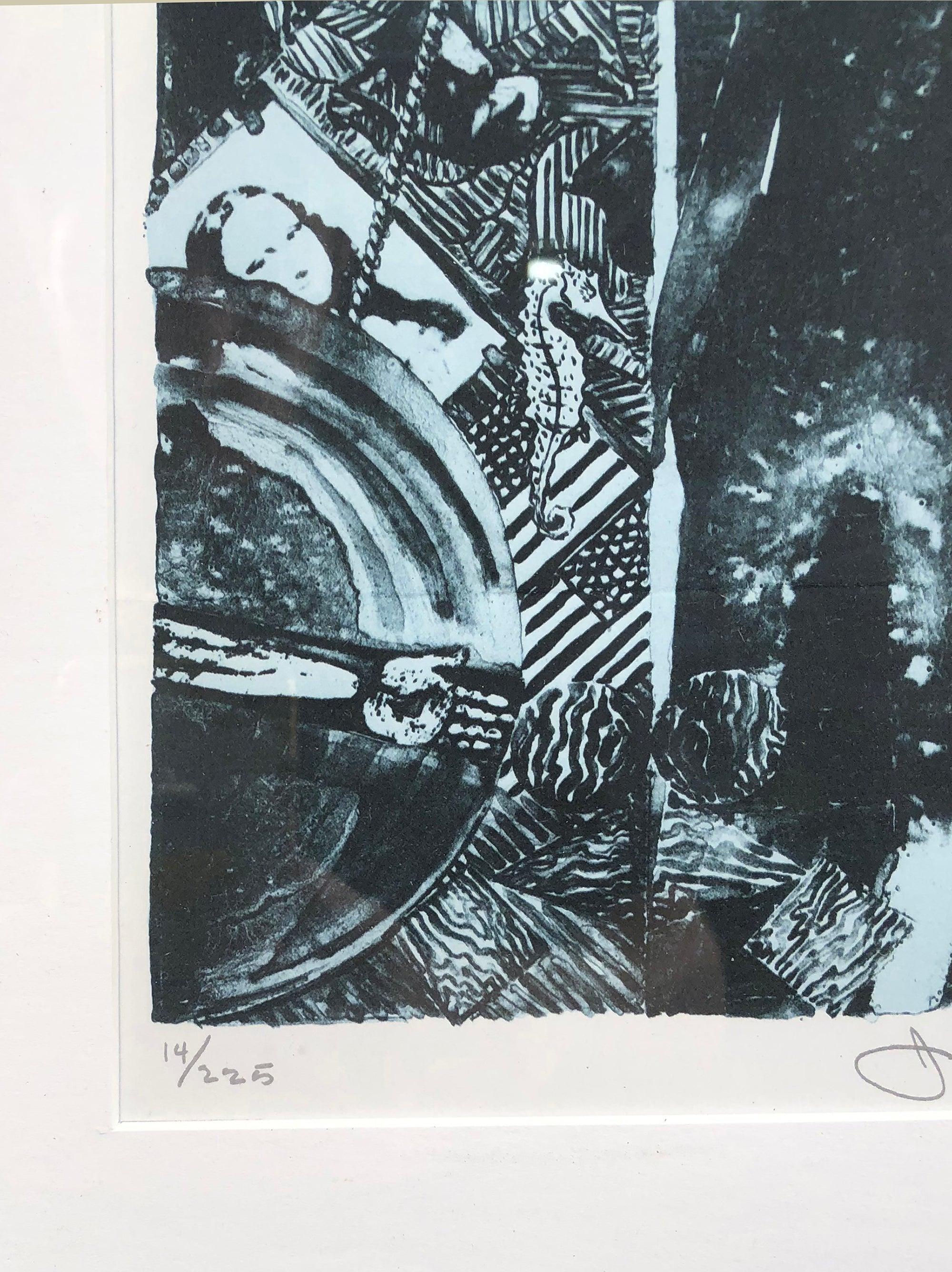 Jasper Johns 'Estate (Blu)' in vendita 2