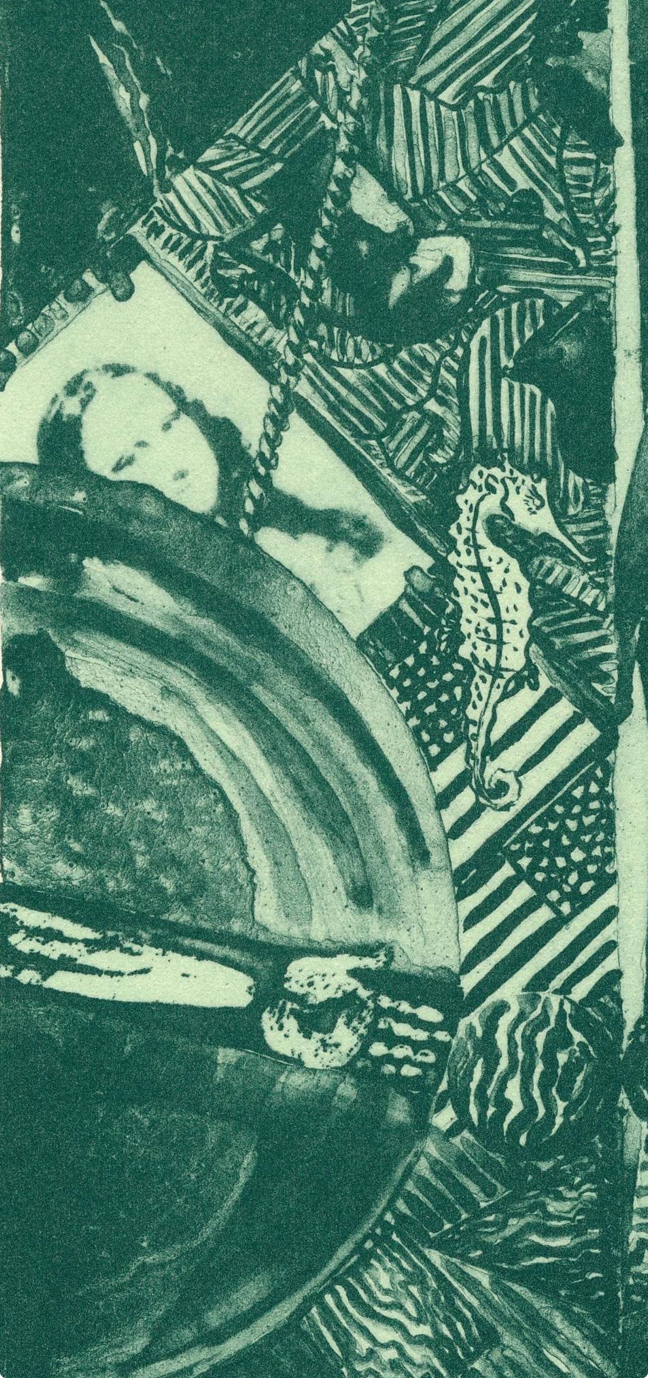 Jasper Johns, Summer Green, State II, from The Seasons, 1991 For Sale 1