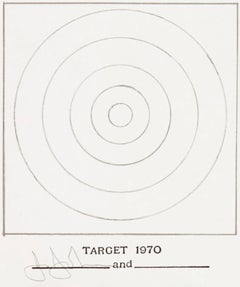 Jasper Johns, Target, from Technics and Creativity, Gemini G.E.L., 1971 (after)