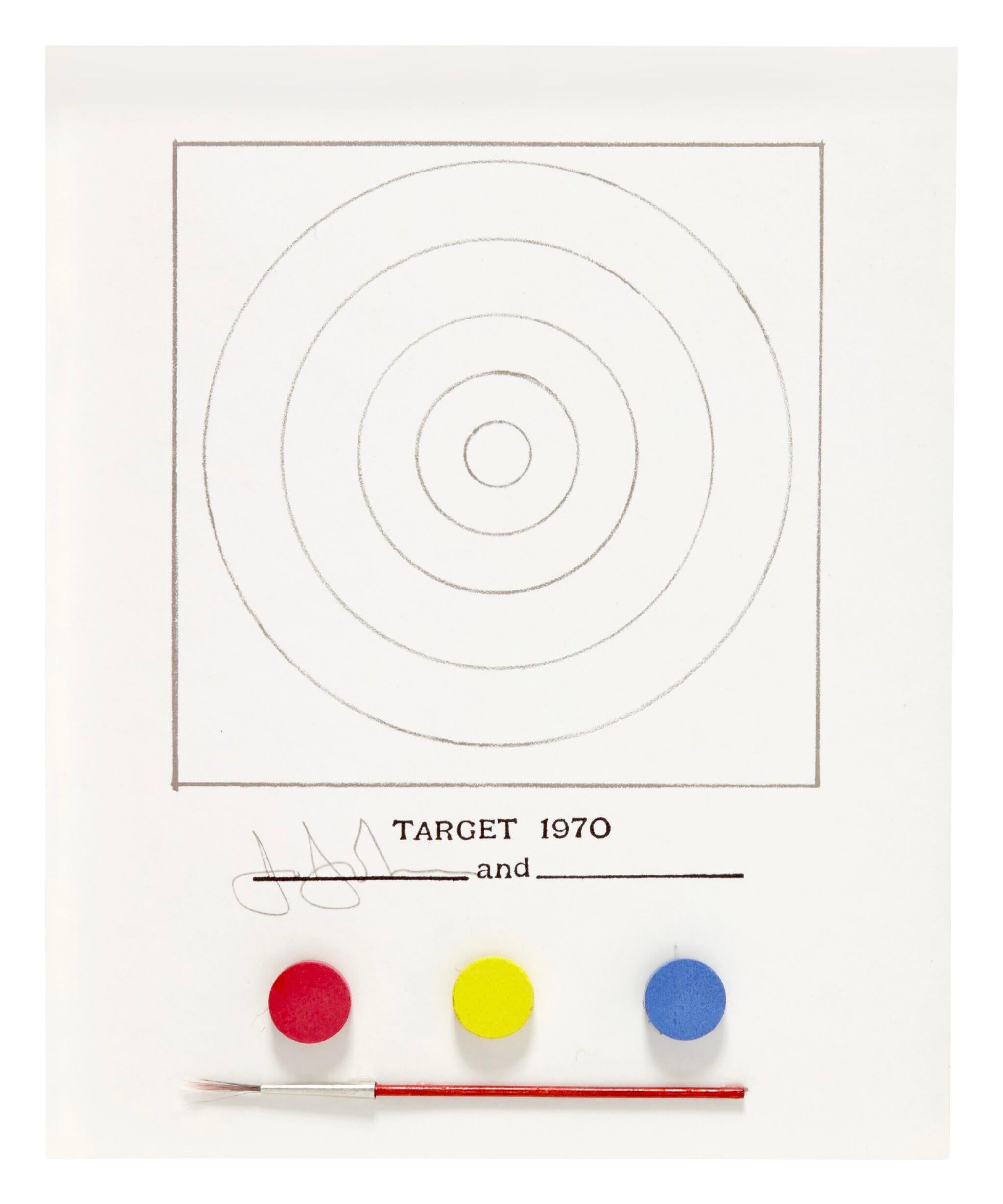 Jasper Johns, Target (ULAE 89), Technik und Kreativität, Gemini G.E.L. (nach) im Angebot 3