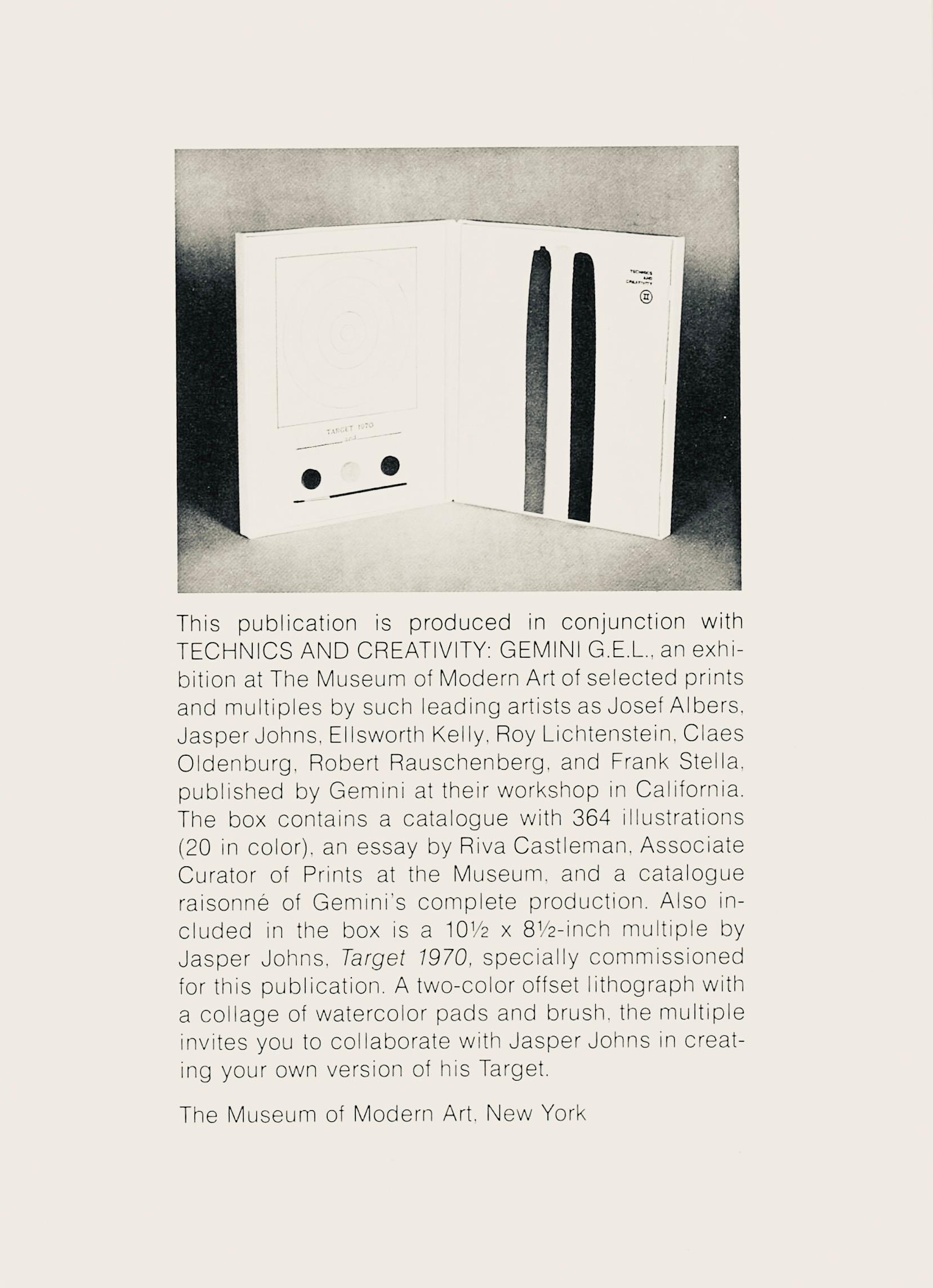 Jasper Johns, Target (ULAE 89), Technik und Kreativität, Gemini G.E.L. (nach) im Angebot 5