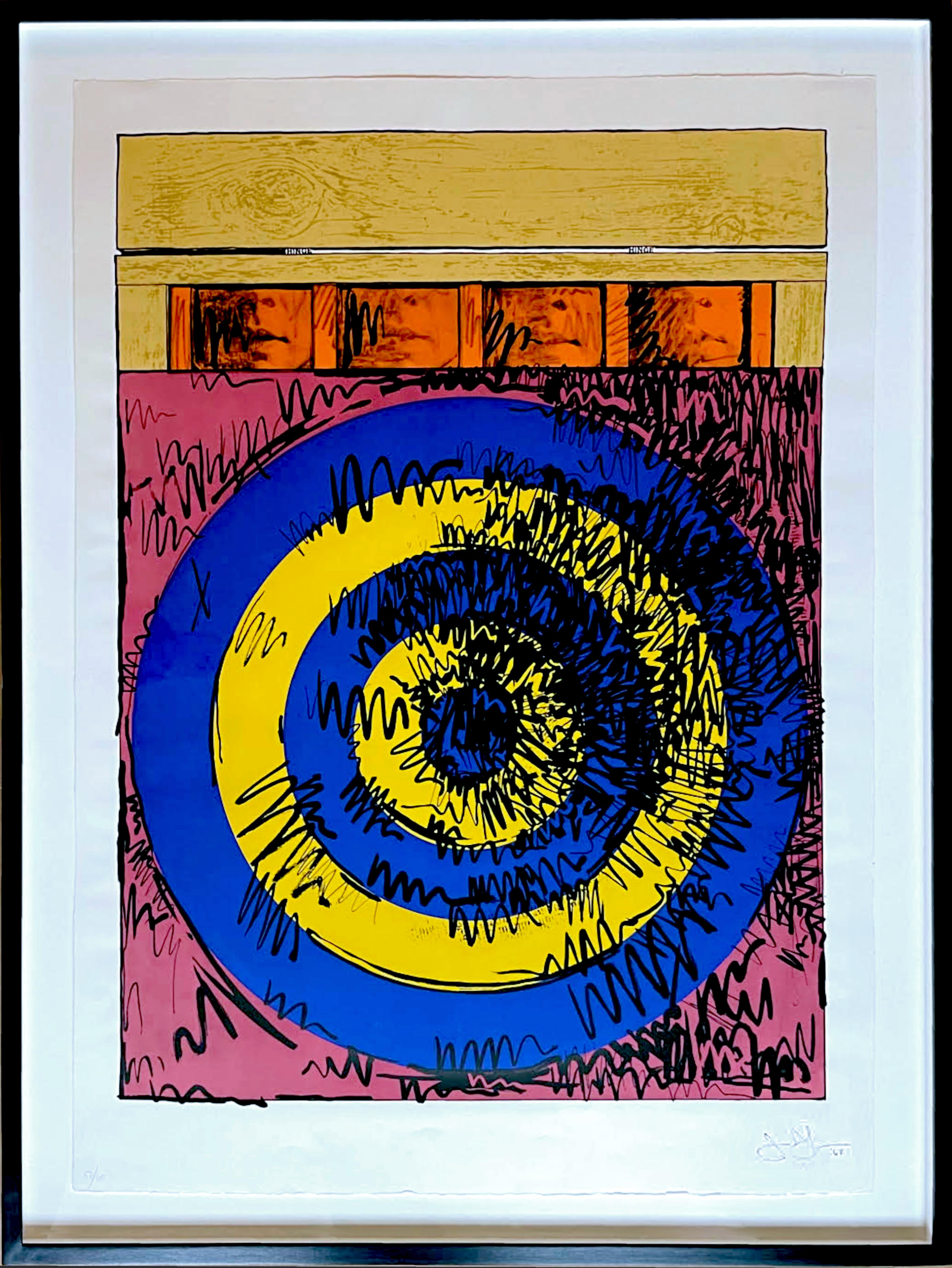 Jasper Johns, Target with Four Faces (ULAE 55), iconic 1960s Pop Art silkscreen For Sale 1