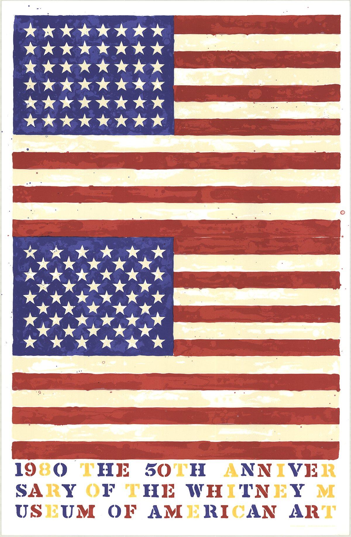 Jasper Johns 'The 50th Anniversary of the Whitney Museum'-1979-Vintage Pop Art