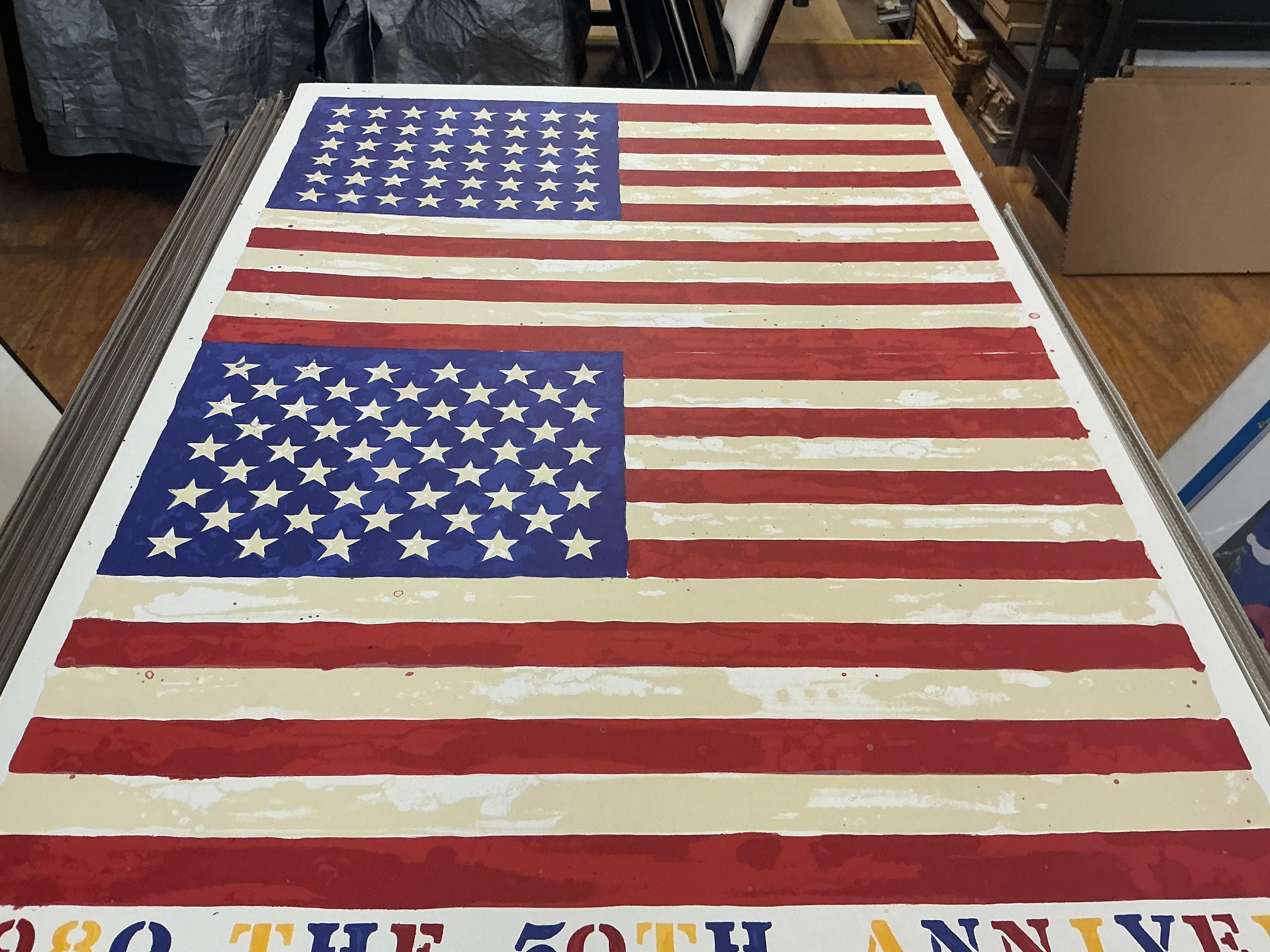 Jasper Johns 'The 50th Anniversary of the Whitney Museum'-1979-Vintage Pop Art For Sale 9