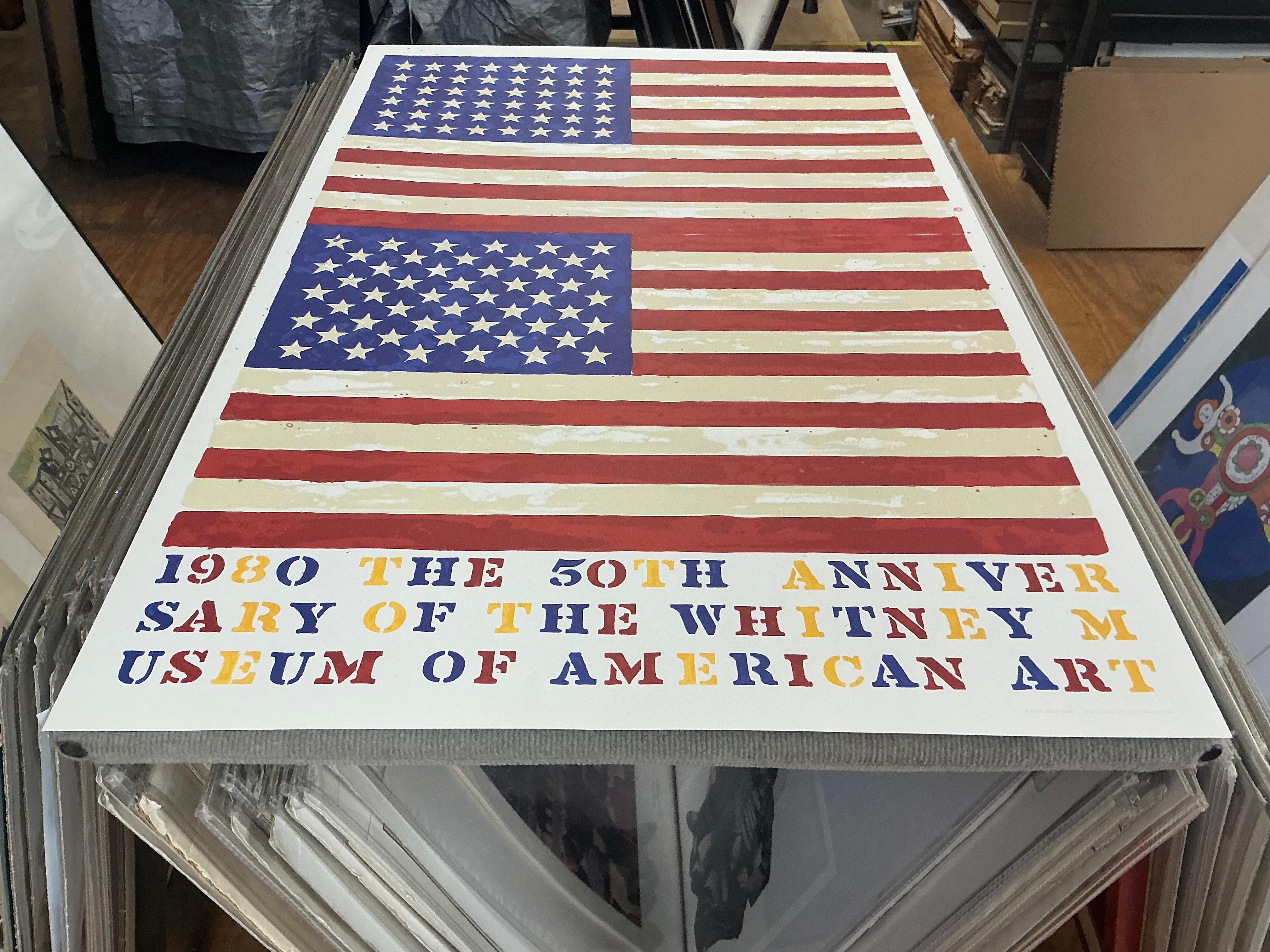 Jasper Johns 'The 50th Anniversary of the Whitney Museum'-1979-Vintage Pop Art For Sale 10
