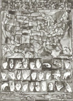Jasper Johns, Sans titre, extrait de Art in America, 2013 (after).