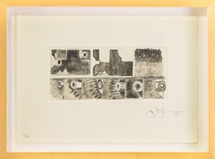 Jasper Johns Sin título (de la carpeta Artistas por Obama) 2008 Aguafuerte de 150