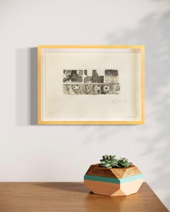 Jasper Johns Sin título (de la carpeta Artistas por Obama) 2008 Aguafuerte de 150