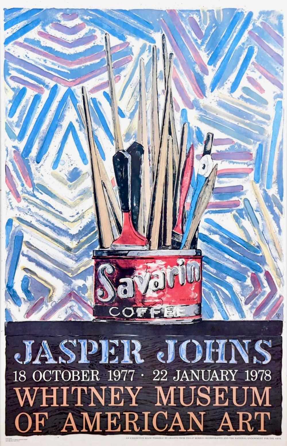 Still-Life Print Jasper Johns - Johns, Savarin, Whitney Museum of American Art (d'après)