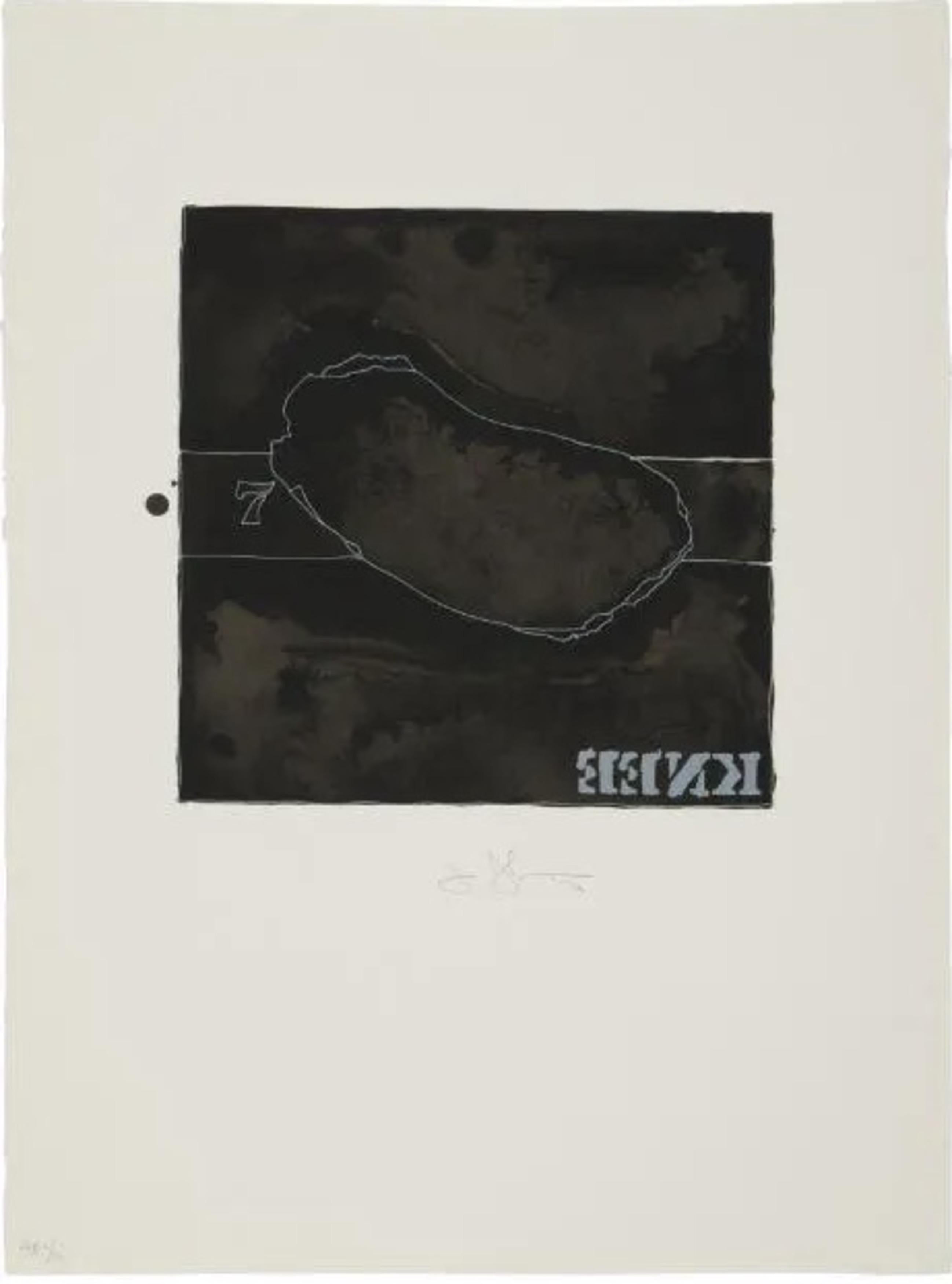 Genou - Print de Jasper Johns
