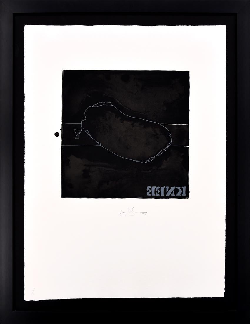 Knee, de la série Casts from Untitled - Print de Jasper Johns