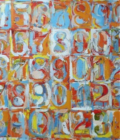 Numbers in Color, 1981 Event Lithograph, Jasper Johns - LARGE