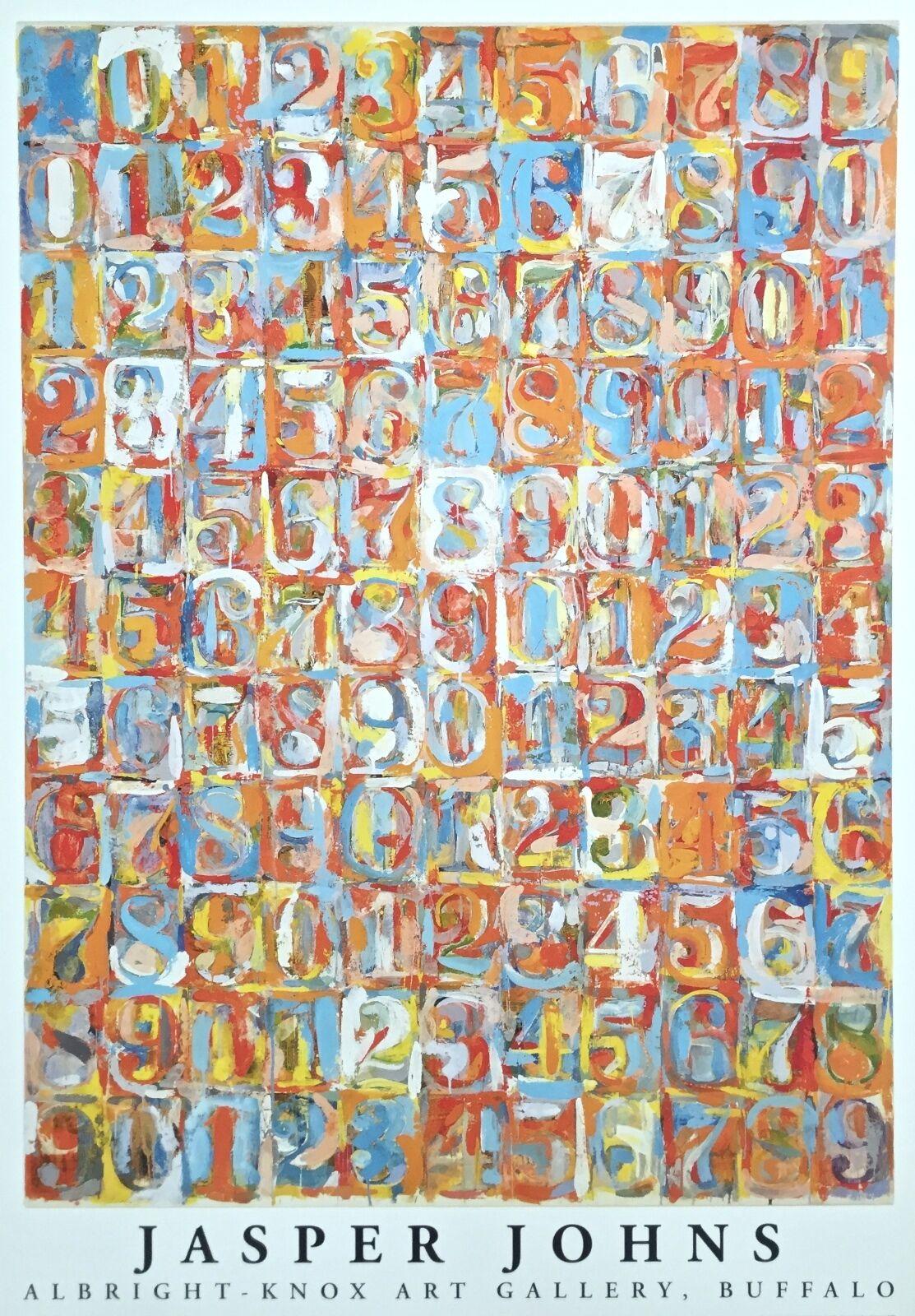 jasper johns numbers in color