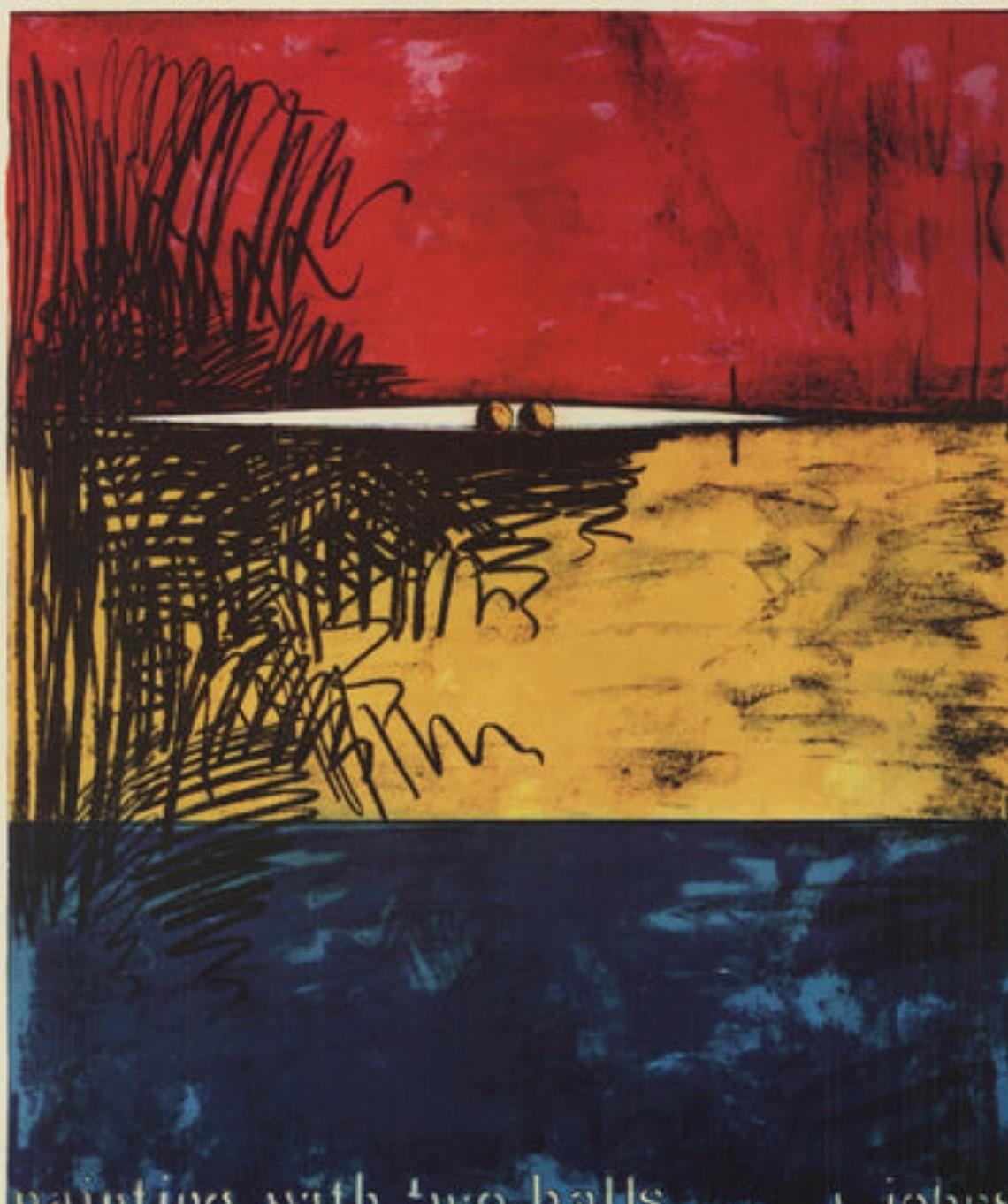 Peinture avec deux ballons par Jasper Johns en vente 1