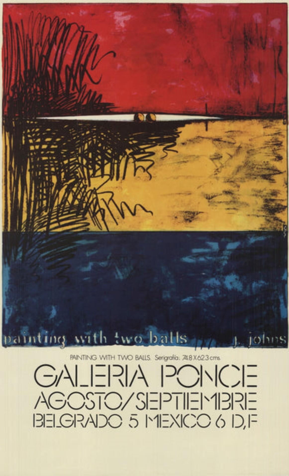Peinture avec deux ballons par Jasper Johns en vente 2