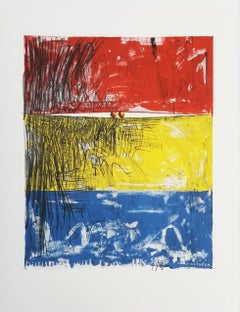 Painting with Two Balls I /// Pop Art Jasper Johns Minimalism Colorful Modern