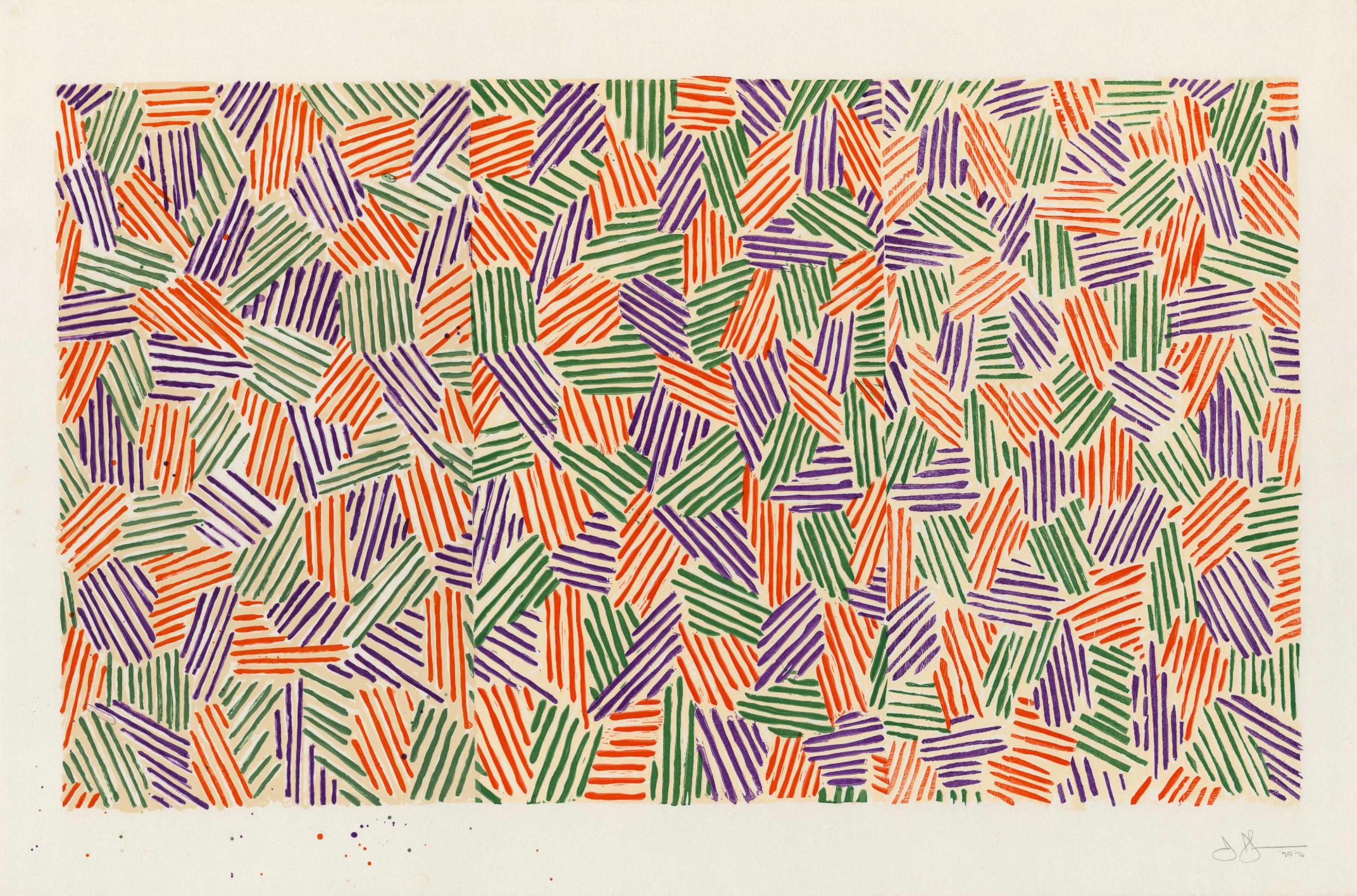 Jasper Johns Abstract Print - Scent