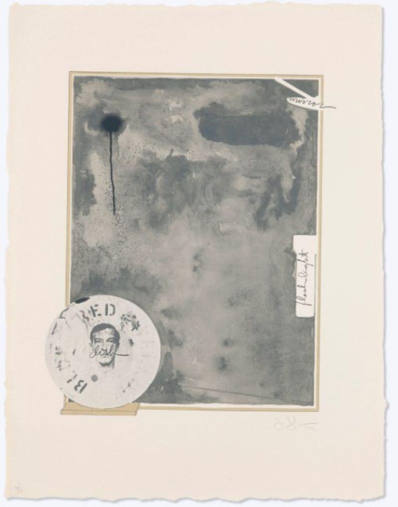 "Souvenir I" Hand Signed and Numbered Lithograph in Colors - Print by Jasper Johns