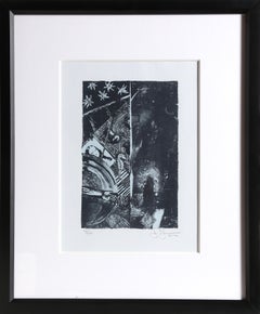 Sommerblau, Pop-Art-Lithographie von Jasper Johns