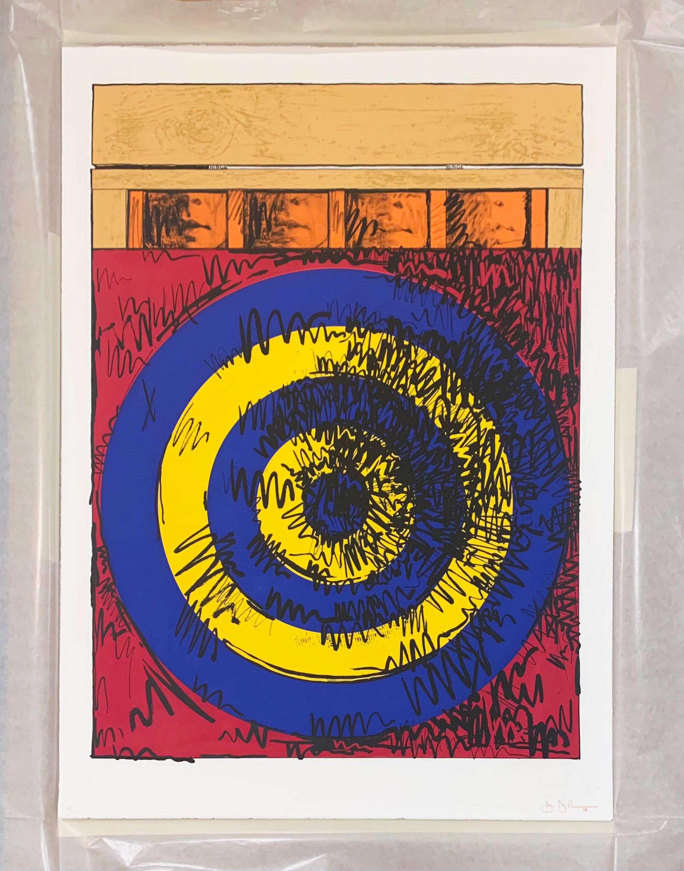 Target with Four Faces - Print by Jasper Johns