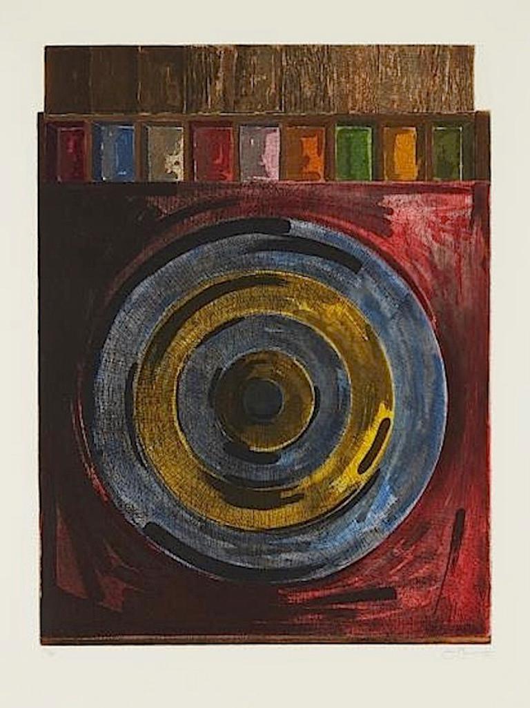 Jasper Johns Abstract Print - Target with Plaster Casts